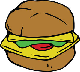 burger illustration