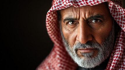 Close-up portrait of mature man