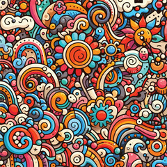 background doodle, vector, Art & Illustration