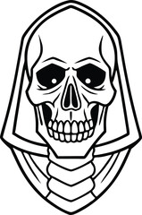 Colorful Cartoon Skeleton Skull Vector Illustration with Ribcage Design for Halloween and Comic Art
Skeleton Skull Vector, Halloween Cartoon Skull, Funny Skeleton Drawing, Spooky Skull Illustration

