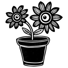 flower in a pot