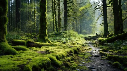 Fototapeta premium awakening spring nature scene