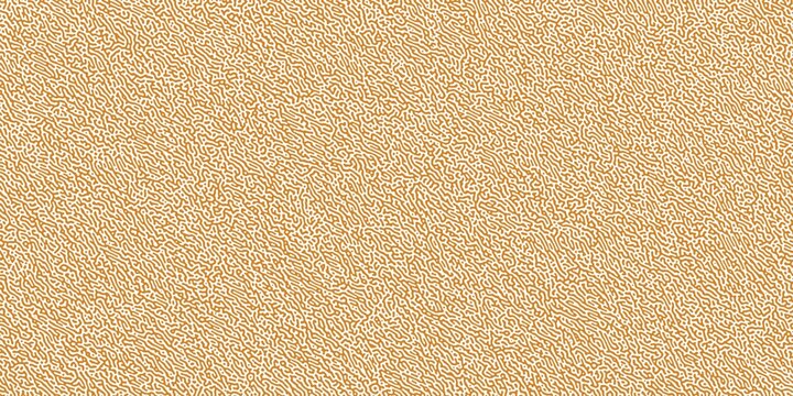 Complex seamless pattern with brown maze-like squiggles and organic textures on a white background, great for abstract and artistic uses.