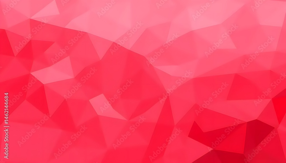 Fototapete shades of red abstract polygonal geometric background. abstract colorful geometric triangular patter