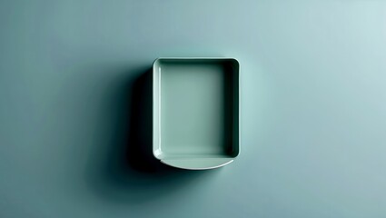 Minimalistic food podium with ample copy space