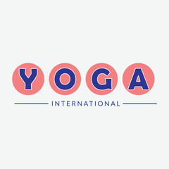 Yoga International Day Design Graphic