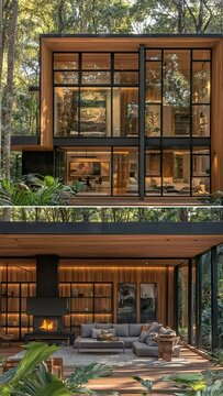 modern kauri forest hideaway house video