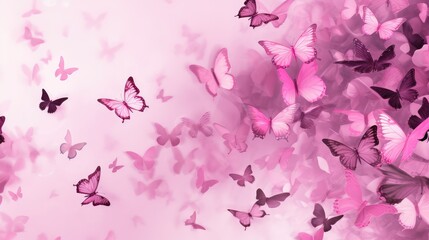 photograph pink butterfly background
