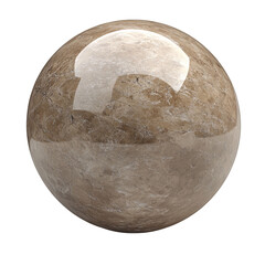Fototapeta premium Polished marble sphere with high reflection on a black background Concept of luxury, elegance, and natural stone texture