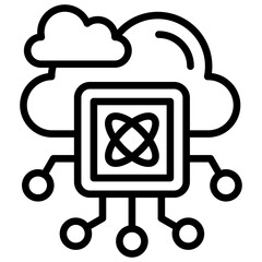 Cloud Ai Integration Icon