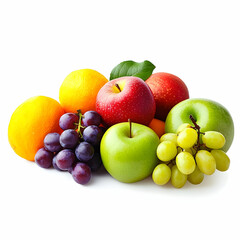 Colorful assortment fresh fruit