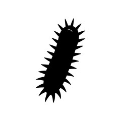 sea cucumber vector silhouette