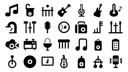 Set of Conceptual Icons Vector Icons in Flat Line Style 16 for Creative Visual Branding Solutions