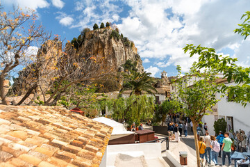 Tourism in Guadalest (Alicante- Spain)