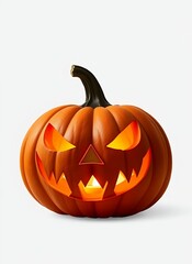 Fototapeta premium Halloween Decoration - Pumpkin with Spooky Design