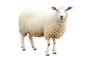 Obraz premium sheep on clean white background
