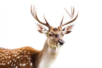 Wildlife perfection: a photorealistic deer in sharp focus