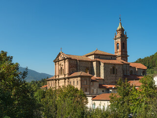 Naklejka premium Garessio - Chiesa parrocchiale del Borgo Maggiore dedicata a Maria Vergine Assunta