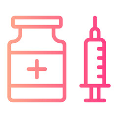 vaccine gradient icon