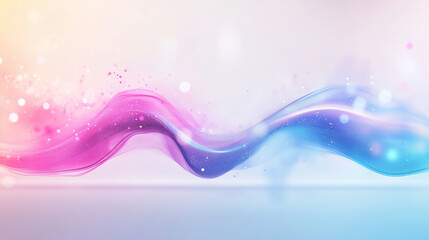 Colorful wave design with pink and blue hues, creating vibrant and dynamic visual effect that evokes sense of energy and creativity