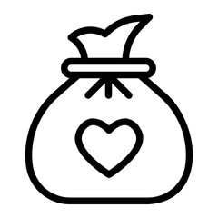 bag line icon