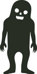 Design of funny mystery character
