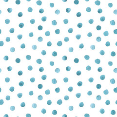 Abstract watercolor polka dots confetti background