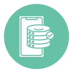 Smartphone Database Icon