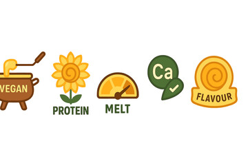 Icons for fondue plants are represented by a pot, swirl, gauge, tick, and badge