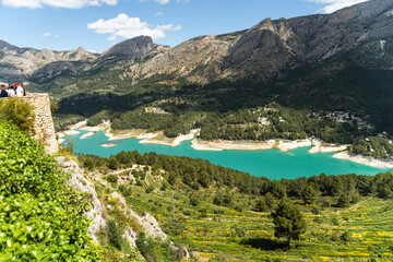 Tourism in Guadalest (Alicante- Spain)