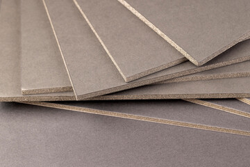 black foam board for creative work and creation of various models and objects