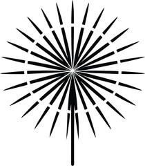 Obraz premium Firework silhouette