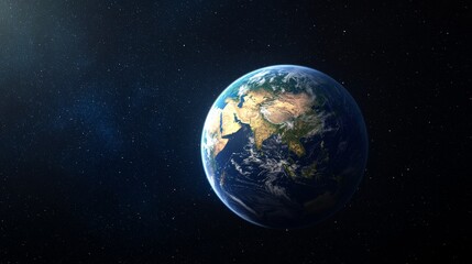 Fototapeta premium A Stunning View of Earth Showcasing the Ozone Layer Against the Backdrop of Space