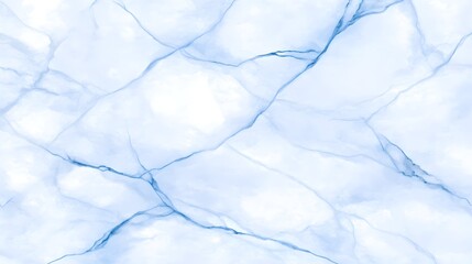 Fototapeta premium Pale blue marble texture with delicate, swirling veins