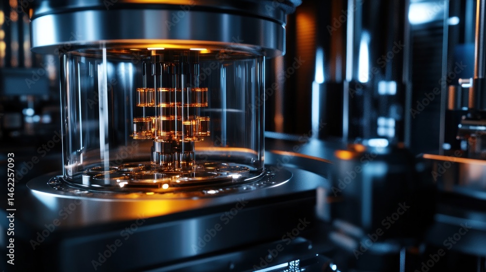 Poster intricate machinery: a glimpse into precision engineering