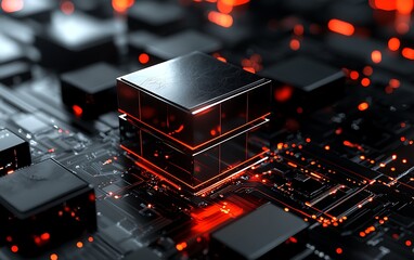 Advanced CPU on a circuit board