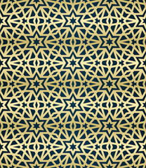 Islamic background with traditional style arabic. Seamless pattern for card, background, fabric or abstract design. Muslim ornament.