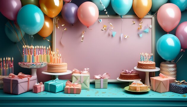 fondo con espacio para anadir frases felicitaciones de cumpleanos fiestas eventos