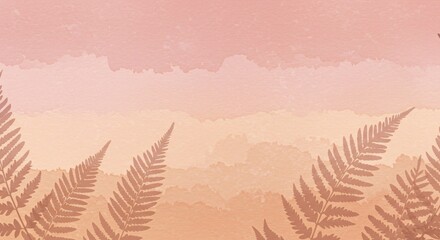 Orange and Rose Paint Watercolor Abstract Background