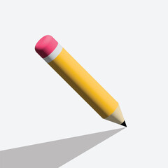 3d pencil illustration