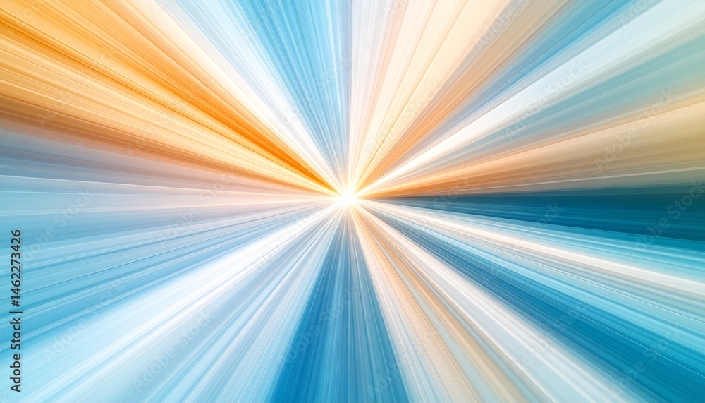 Poster a vibrant burst of light and color radiates outward, creating a dynamic and energetic atmosphere wit