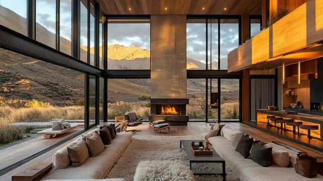 modern otago highlands retreat video new zealand interior house