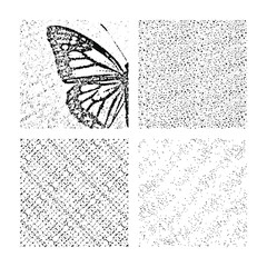 Scattered Dust and Retro Halftone Noise Texture &ndash; Old Film Grain Effect