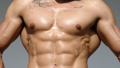 muscular male torso