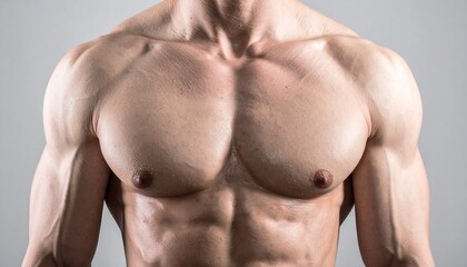Fototapeta premium muscular male torso