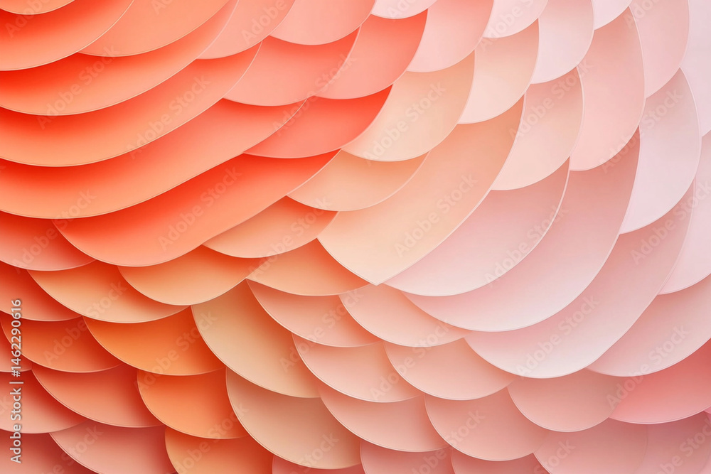 Aufkleber close-up view of a vibrant flower displaying intricate petal patterns in soft pastel hues