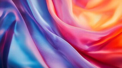Vibrant textile drapes in a spectrum of hues.