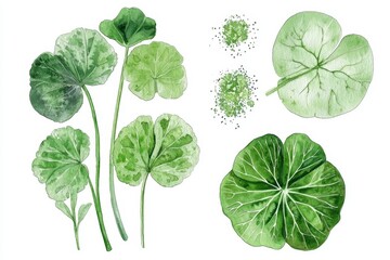 Immerse yourself in the world of Ayurvedic remedies with this artistic representation of a powerful herb.