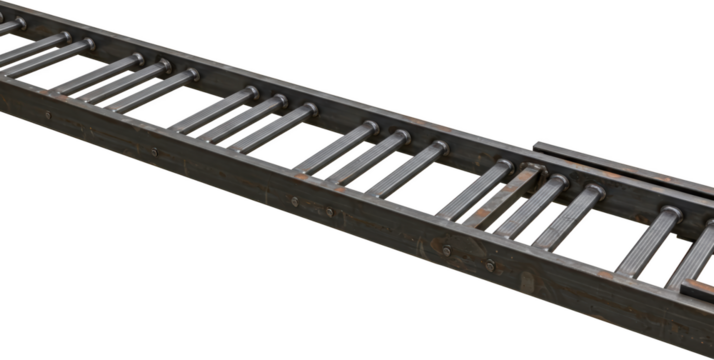 Heavy Duty Steel Loading Ramp Industrial Metal Gantry Sturdy Freight Access