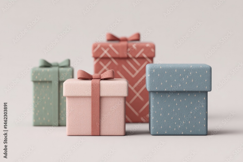 Poster collection of retro packaging each in distinct style displayed on plain background